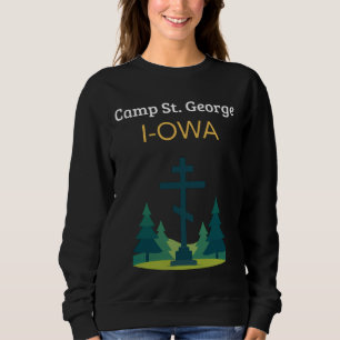 Iowa George Saint Crewneck Pullover