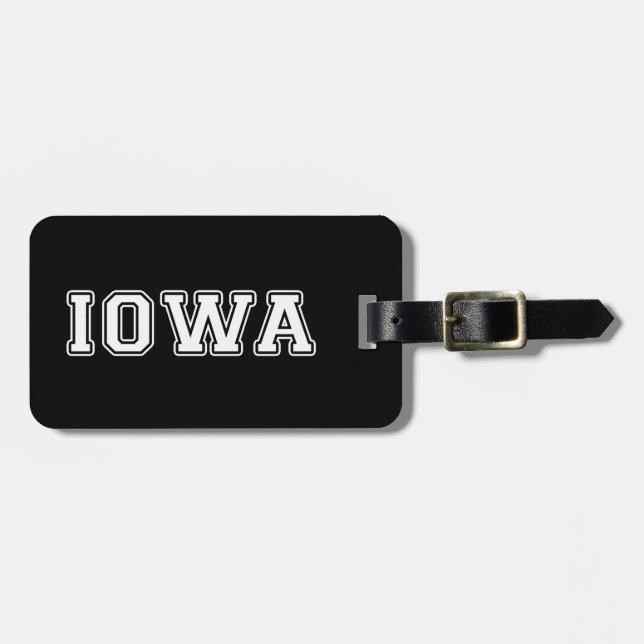 Iowa Gepäckanhänger (Vorderseite horizontal)