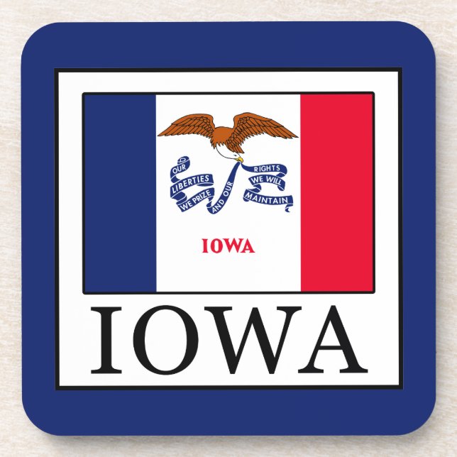 Iowa Getränkeuntersetzer (Vorderseite)