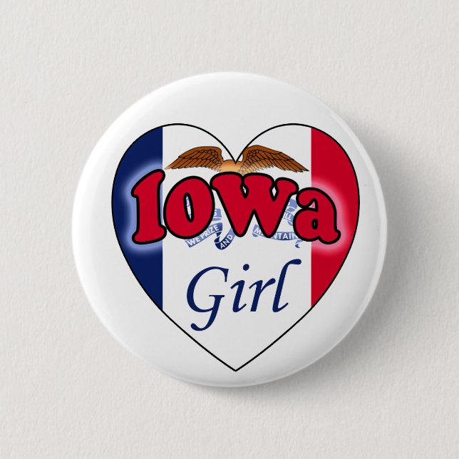 Iowa Girl Button (Vorderseite)