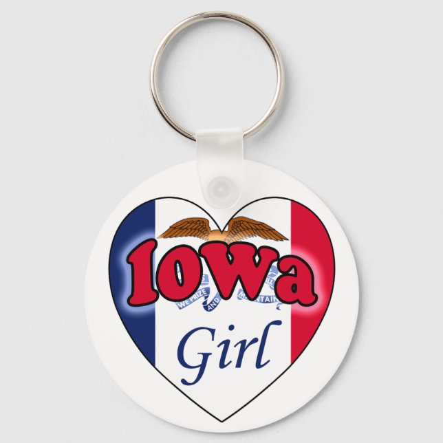 Iowa Girl Schlüsselanhänger (Vorderseite)
