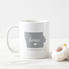 Iowa Heimat Tasse mit Personalisierung