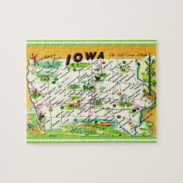 Iowa Karte Puzzle