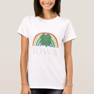 Iowa Kleeblatt St. Patricks Tag Saint Paddy's Iris T-Shirt