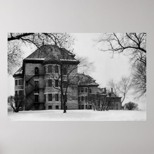 IOWA-KRANKENHAUS FÜR DIE INSANE POSTER (Vorne)