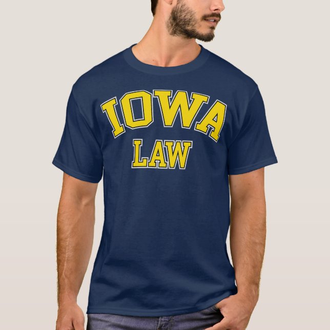 Iowa Law Iowa Bar Graduate Gift Anwyer Uni T-Shirt (Vorderseite)