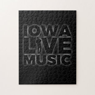 Iowa Live Music Guitar Player Geschenk