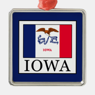 Iowa Ornament Aus Metall