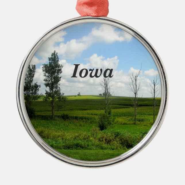 Iowa Ornament Aus Metall (Vorne)