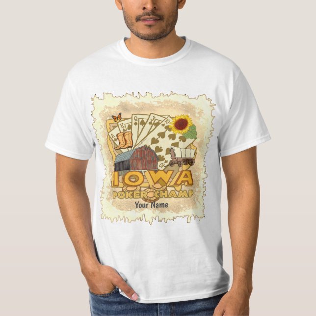 Iowa Poker T-Shirt (Vorderseite)
