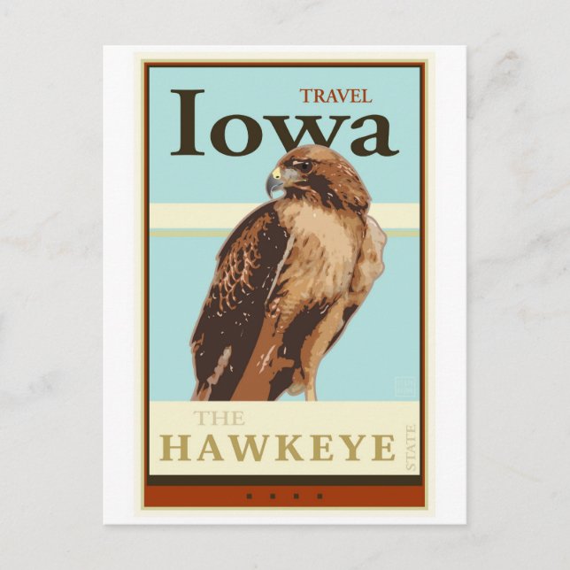 Iowa Postkarte (Vorderseite)