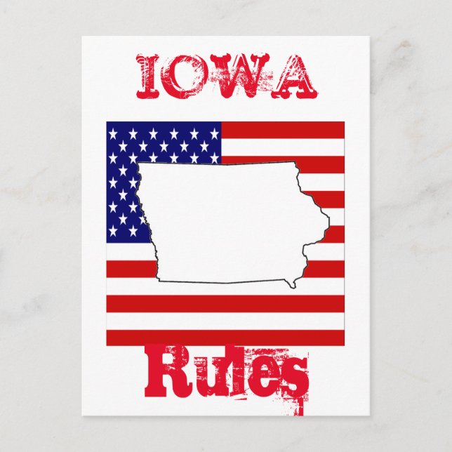 IOWA POSTKARTE (Vorderseite)