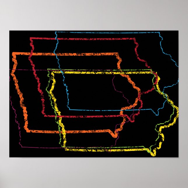 iowa pride blur poster (Vorne)