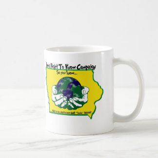 Iowa-Recht, Kampagnen-Tasse zu kennen Kaffeetasse
