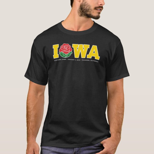 Iowa-Rosen-Shirt T-Shirt (Vorderseite)