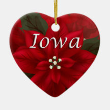 Iowa Rote Poinsettia Herzenslust