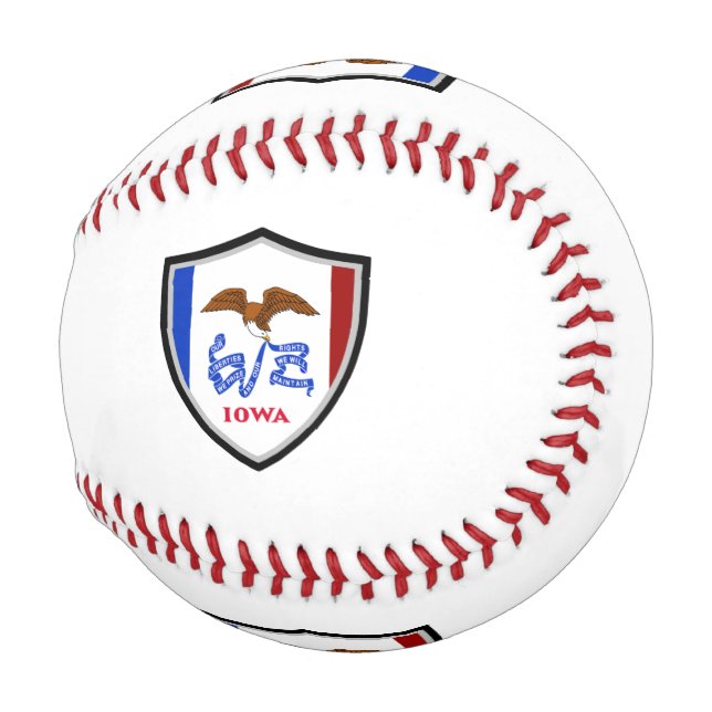 Iowa-Schild-Baseball Baseball (Vorne Rechts)