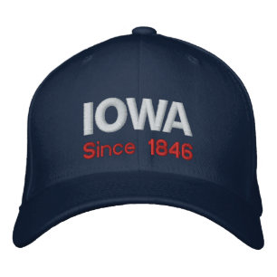 Iowa seit 1846 bestickte baseballkappe