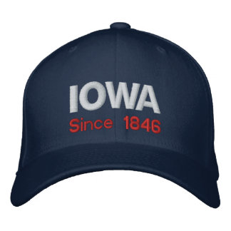 Iowa seit 1846 bestickte baseballkappe