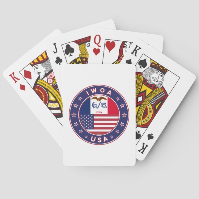 Iowa Spielkarten (Rückseite)