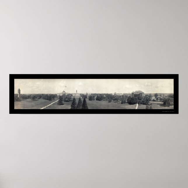 Iowa Staat Campus Ames Foto 1911 Poster (Vorne)