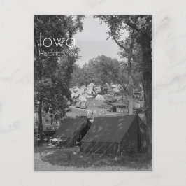 Iowa Staat Fair Zelt Stadt 1939 Postkarte