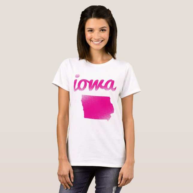 Iowa-Staat im Rosa T-Shirt (Vorne ganz)