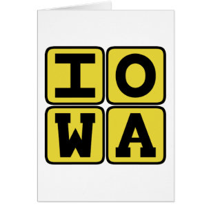 IOWA Staat Iowan Hawkeye Des Moines Cedar Rapids