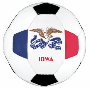 Iowa Staatsflagge Fußball