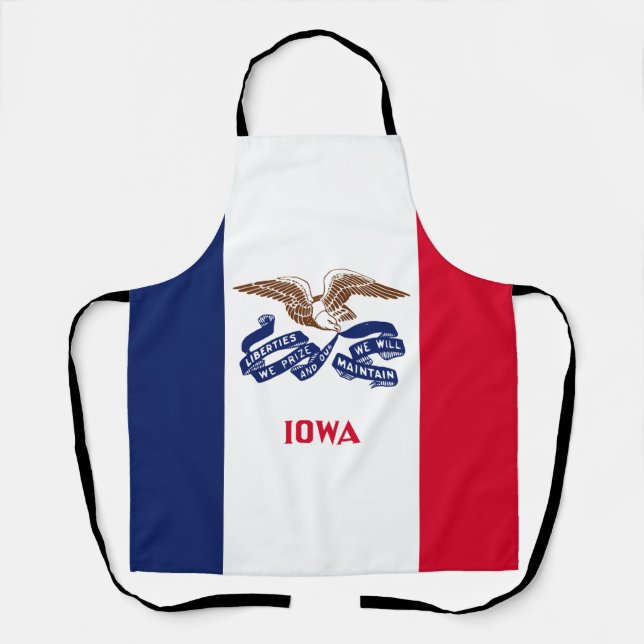 Iowa Staatsflagge Schürze (Vorderseite)