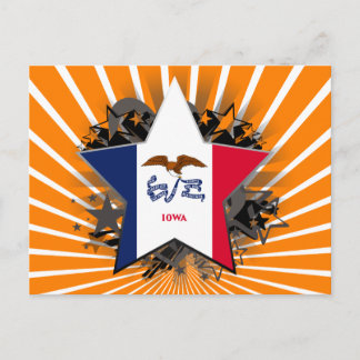 Iowa Star Postkarte