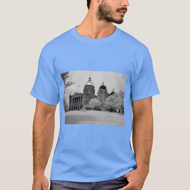 Iowa State Capitol Oversized auf Deutsch T-Shirt (Vorderseite)