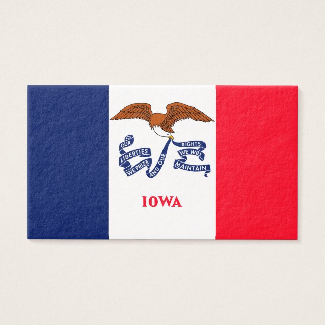 Iowa State Flag Design (Vorderseite)