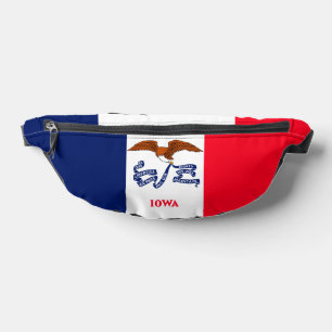 Iowa State Flag Design Bauchtasche