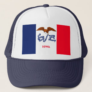 Iowa State Flag Design Truckerkappe