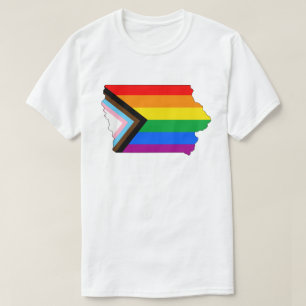 Iowa State Stolz LGBTQ Fortschritt Stolz T-Shirt