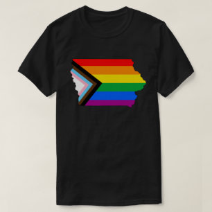 Iowa State Stolz LGBTQ Fortschritt Stolz T-Shirt