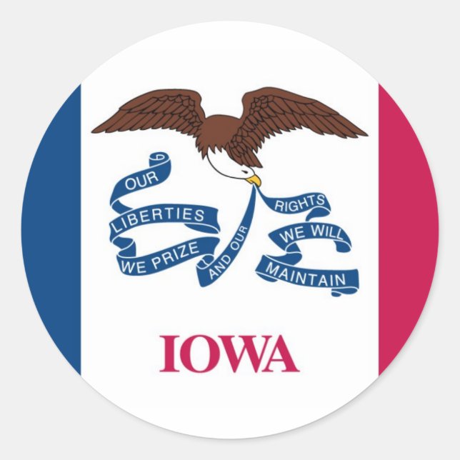 Iowa Sticker (Vorderseite)