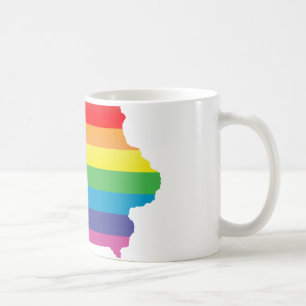 Iowa Stolz. gestreift. Kaffeetasse