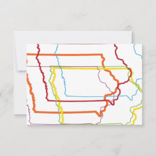 Iowa Stolz Unschärfe Einladung