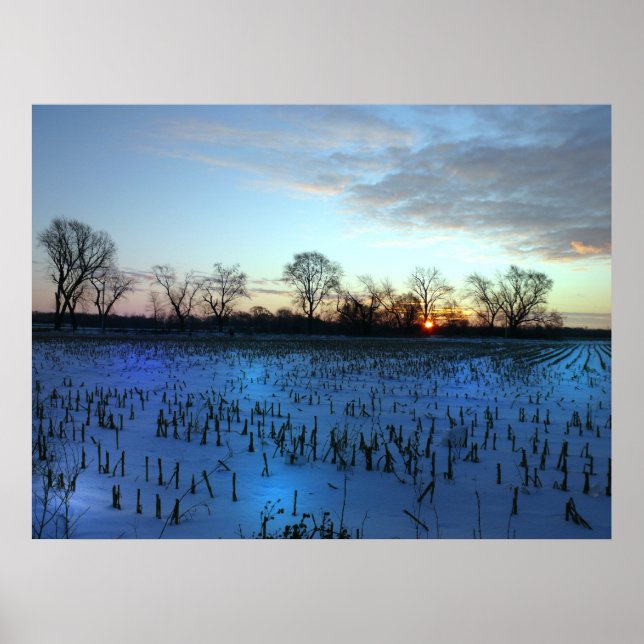 Iowa Sunrise Poster (Vorne)