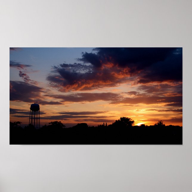Iowa Sunset Poster (Vorne)