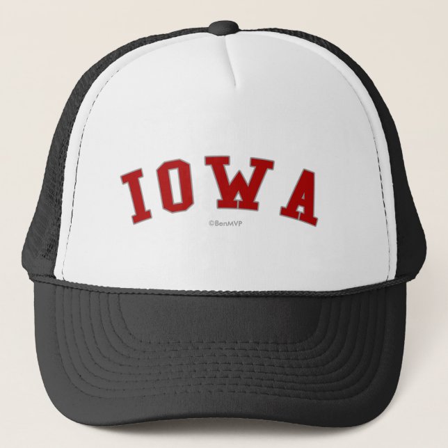Iowa Truckerkappe (Vorderseite)