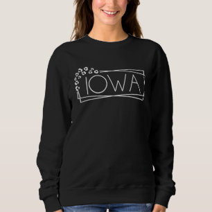 Iowa US-Bundesstaat Sweatshirt
