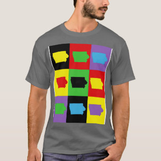 Iowa US Staat Art TShirt