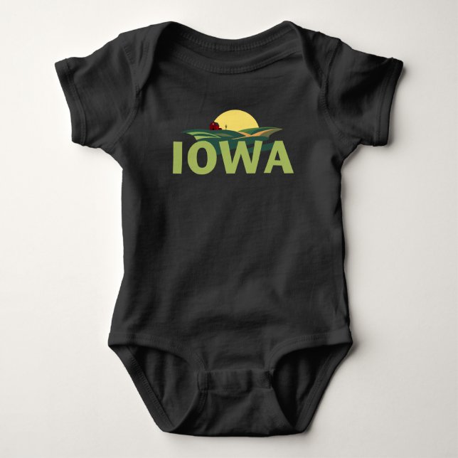 Iowa USA Baby Strampler (Vorderseite)