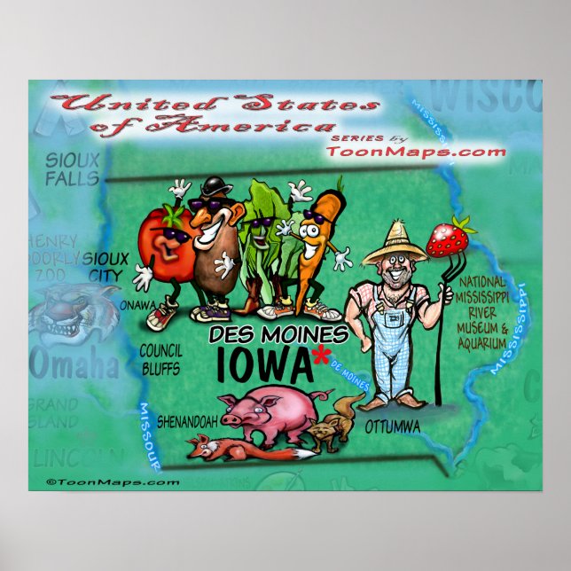 Iowa USA Poster (Vorne)