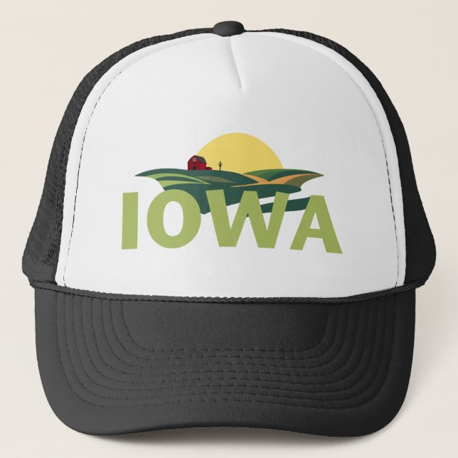 Iowa USA Truckerkappe (Vorderseite)