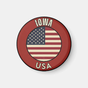 Iowa Vereinigte Staaten von Amerika Magnet