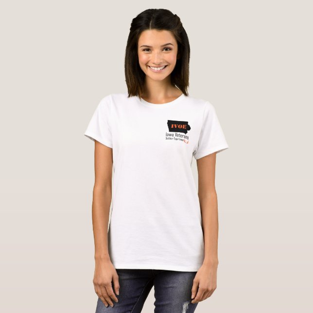 Iowa Veterans Outdoor Erleben Frauen Shirt (Vorne ganz)